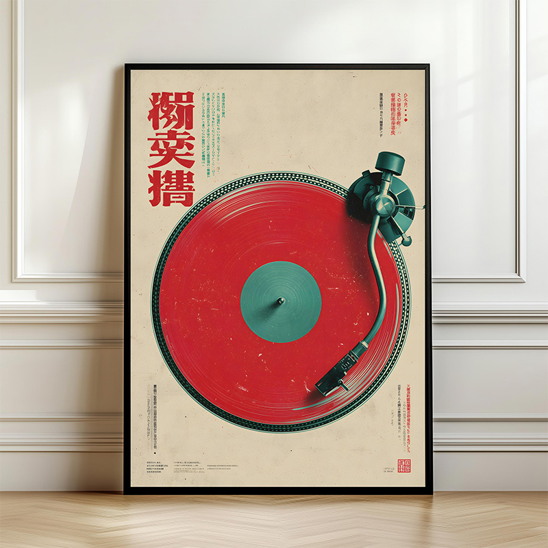 Japonês disco de vinil retro m - Japanese Lifestyle Gifts avaliação e preço
