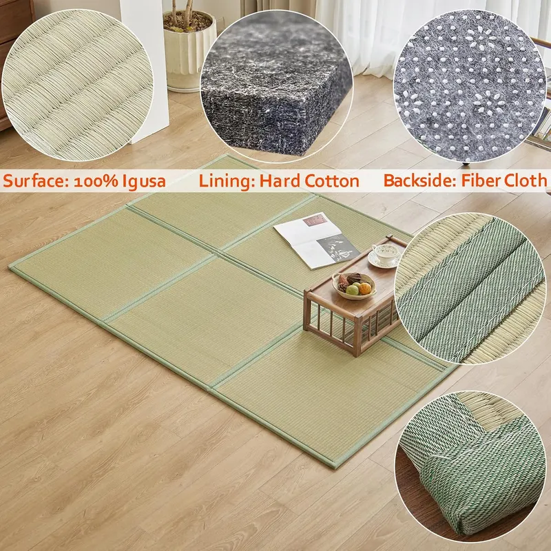 Tapete Tatami de Palha Natural - Tatami Mat Rush avaliação e preço