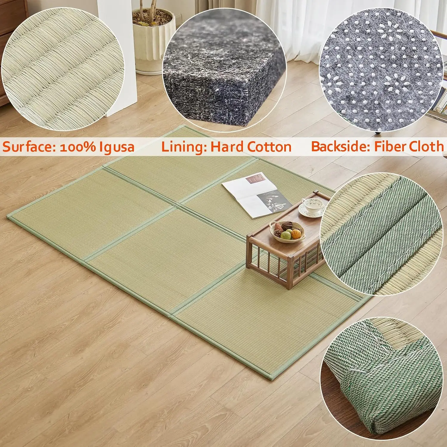 Tapete de Tatami de Palha Natu - Tatami Mat Rush avaliação e preço