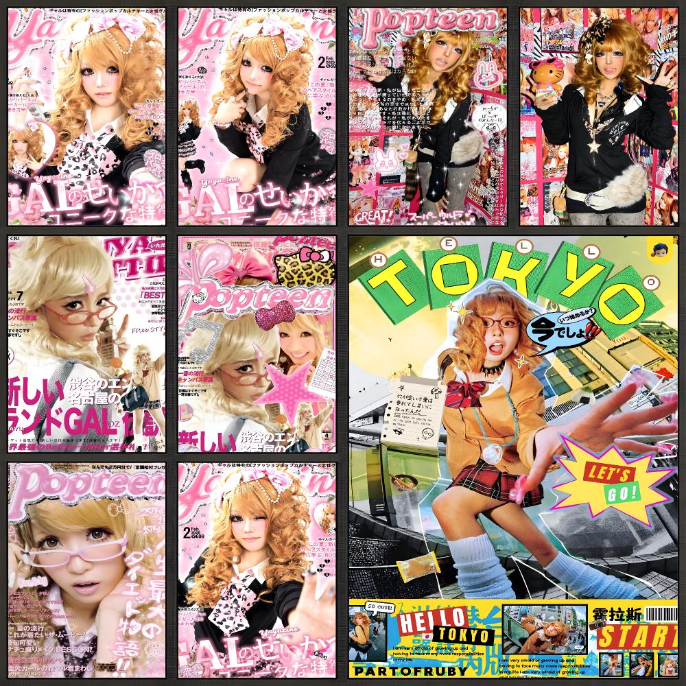Pôster de Estilo Japonês Gyaru - Japanese Lifestyle Gifts avaliação e preço