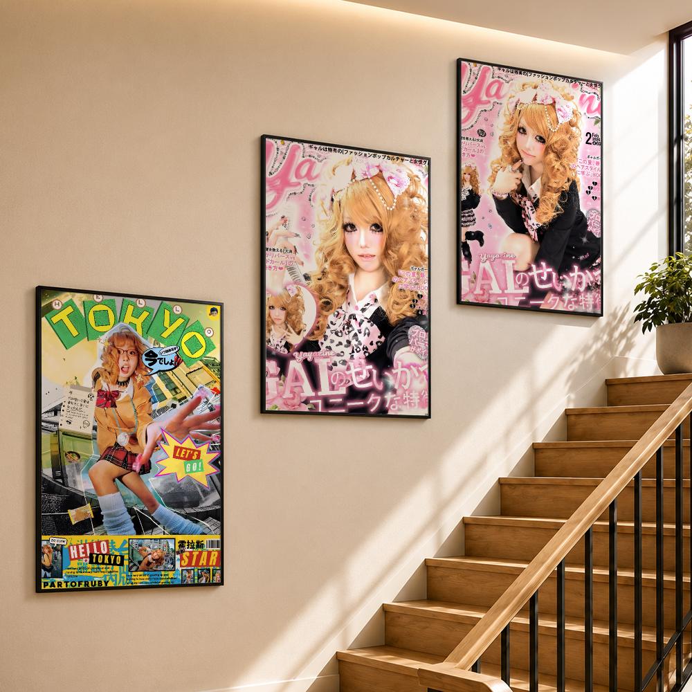 Pôster de Estilo Japonês Gyaru - Japanese Lifestyle Gifts avaliação e preço