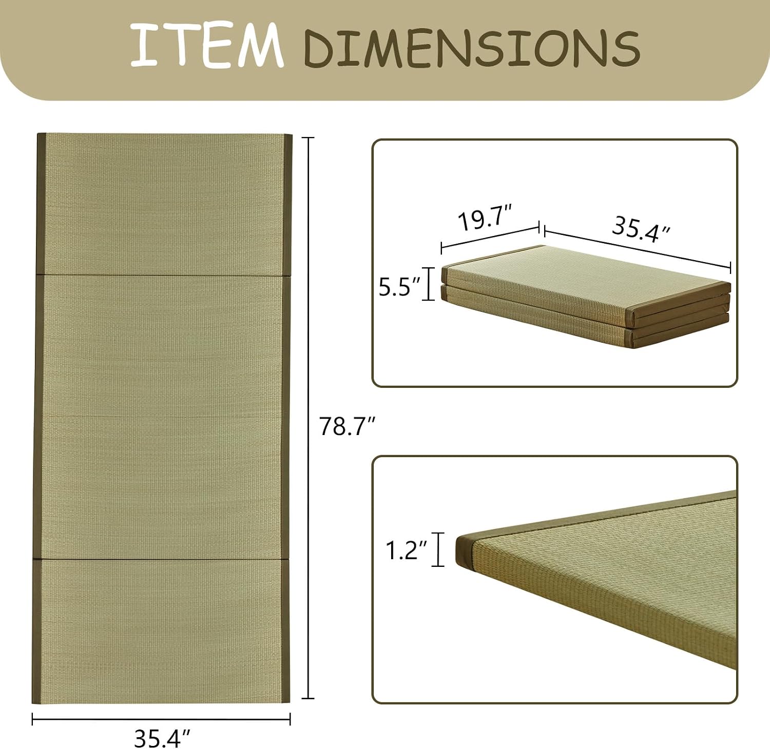 Tapete Tradicional Japonês Tat - Tatami Mat Rush avaliação e preço