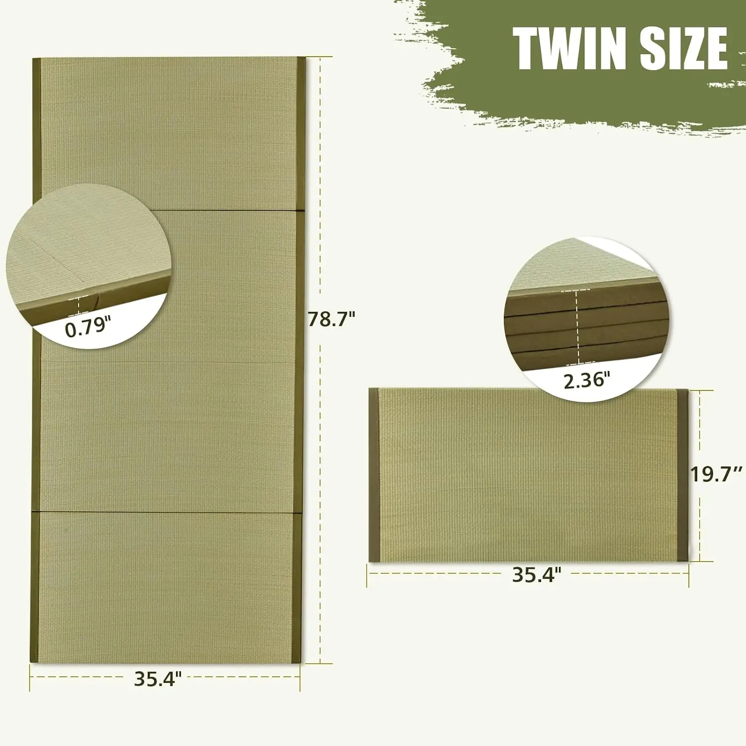 Tapete Tatami Japonês, Colchão - Tatami Mat Rush avaliação e preço